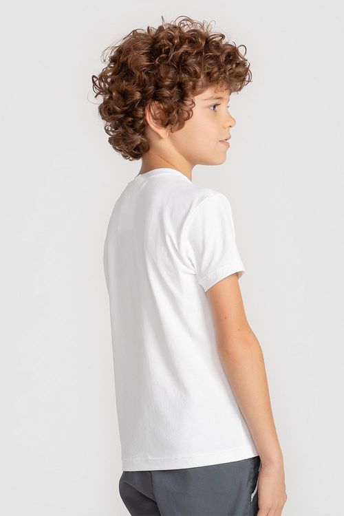 T-Shirt Eco Dry Match Point INF - Branco