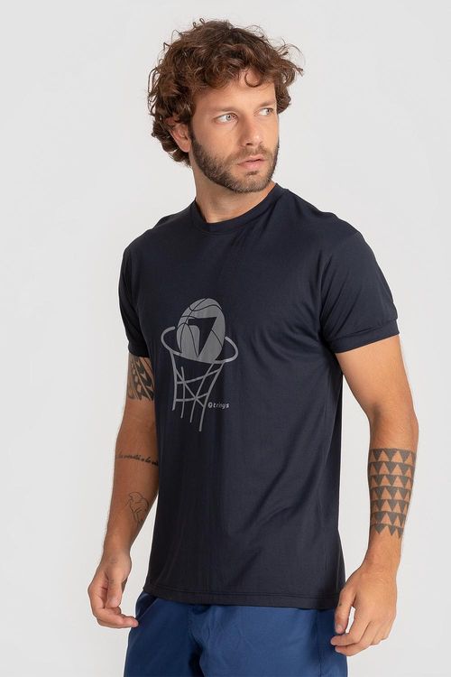 T-Shirt Eco Dry Dunk Masculina INVERNO25 - Preto