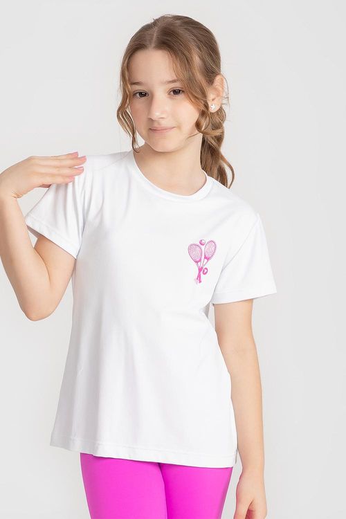 Camiseta Eco Dry Tennis Vintage INF INVERNO25 - Branco