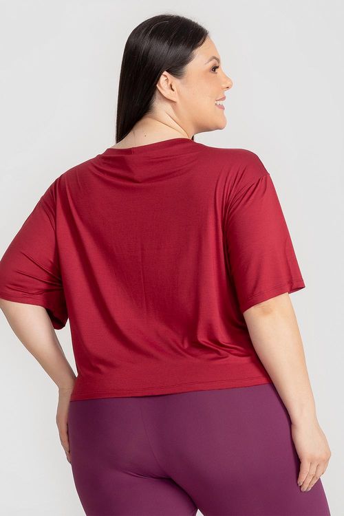 Cropped Plus Fluidity ID - Vinho
