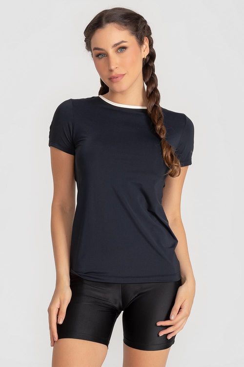 T-Shirt Neutral Duo - Preto