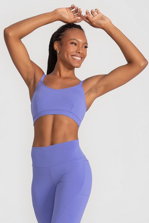 Top Nakay Sculpt com Bojo Removível - Celeste