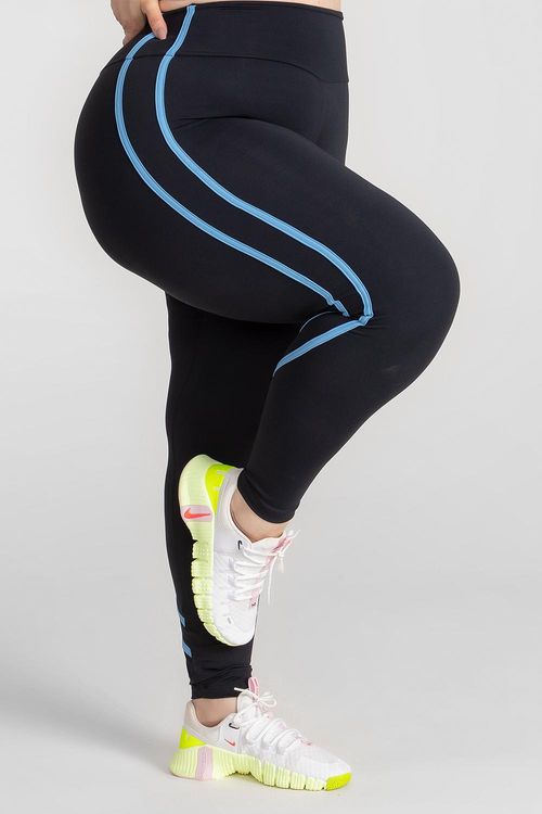 Calça Legging Plus Nakay Duo - Preto