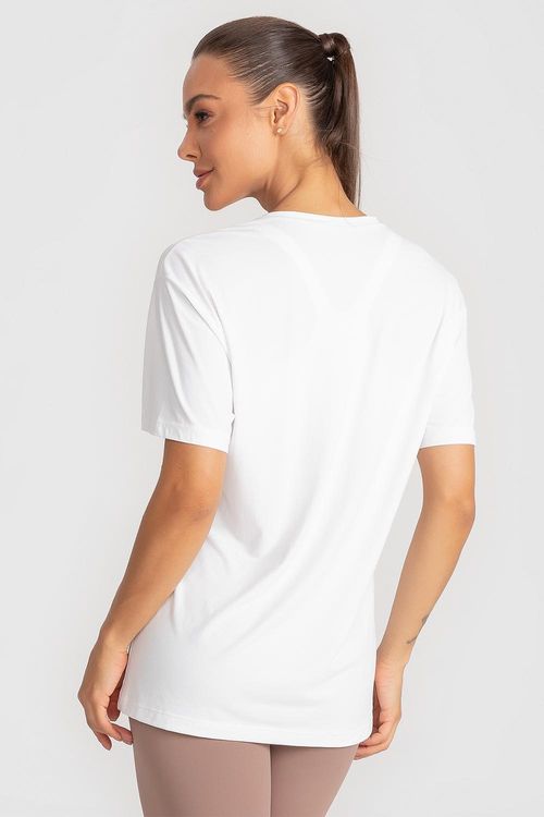 T-Shirt Eco Dry Wide Essentials - Branco
