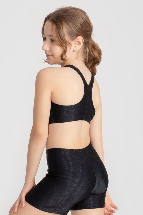 Top Jacquard ID Infantil - Preto