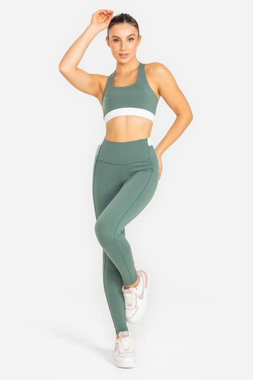 Legging Essential High Compression ID - Herb