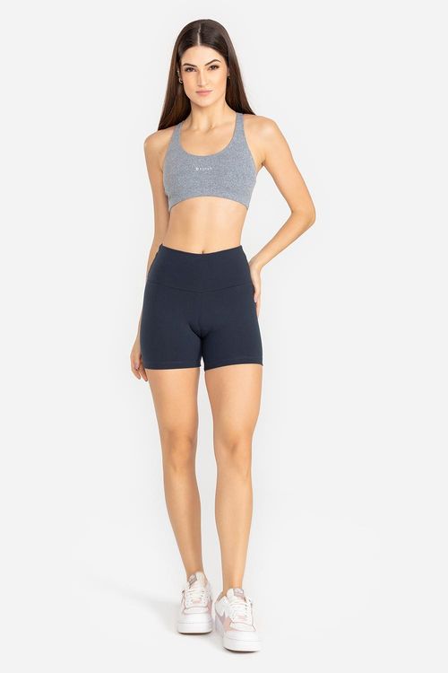 Shorts Essential High Compression - Marinho Ebony