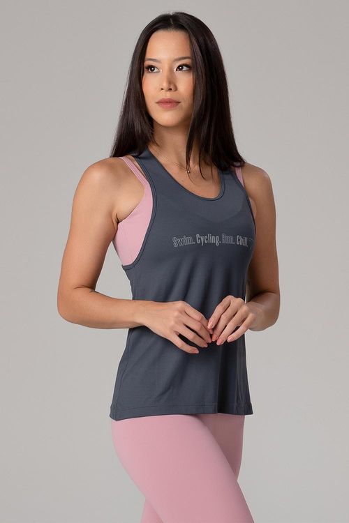 Blusa Bio Triathlon - Chumbo