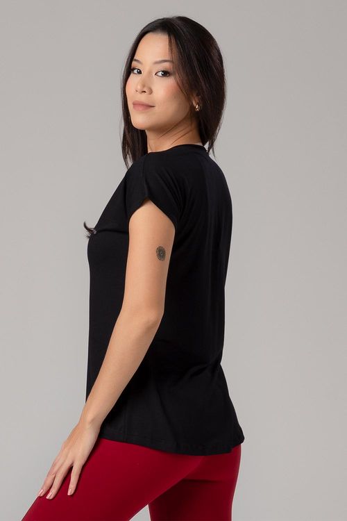 T-Shirt Essential Fluidity - Preto