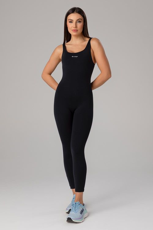Macacão Essential High Compression Pescador - Preto
