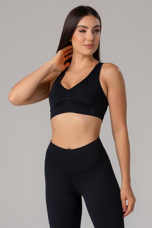 Top Cover Cross com Bojo Removível - Preto