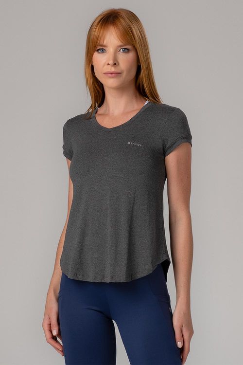 T-Shirts Essential Fluidity - Mescla Preto