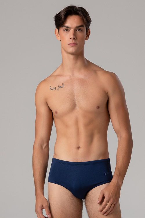 Sunga Adulto Lateral 14 cm - Marinho