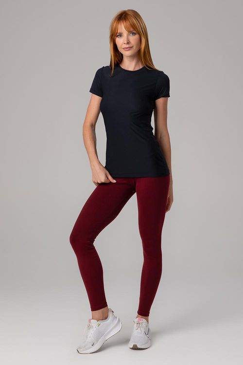 Calça Legging High Compression - Bordô