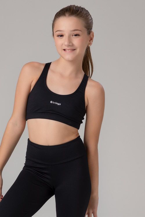Top Soft Essential Infantil - Preto