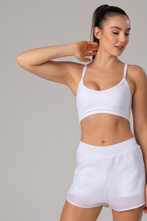 Top Emana Running com Bojo Removível - Branco