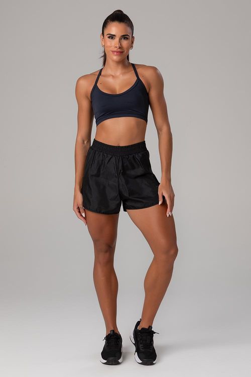 Shorts-Shorts Hidro Tech Running com Bolso - Preto