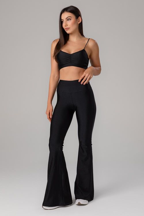 Calça Flare Slim Shape - Preto