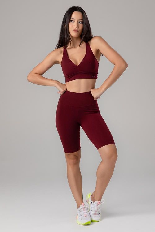 Bermuda Essential High Compression - Bordo