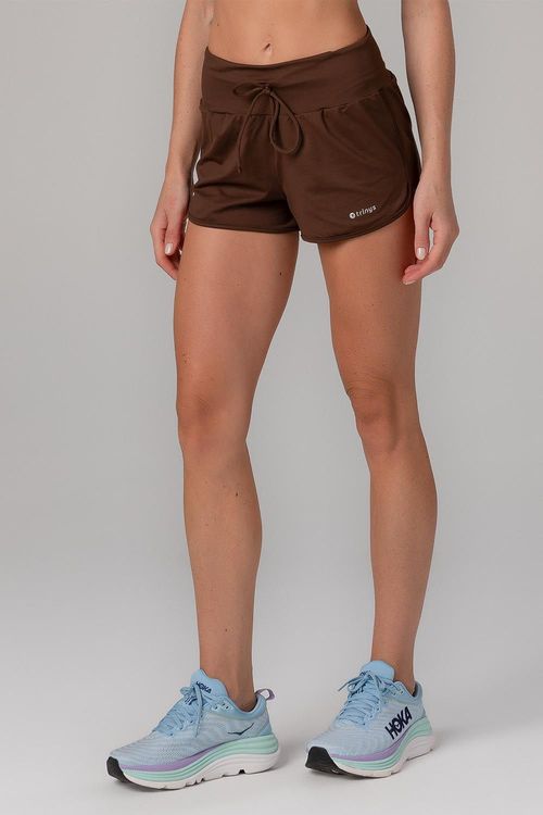 Shorts Soft Touch Essential - Marrom