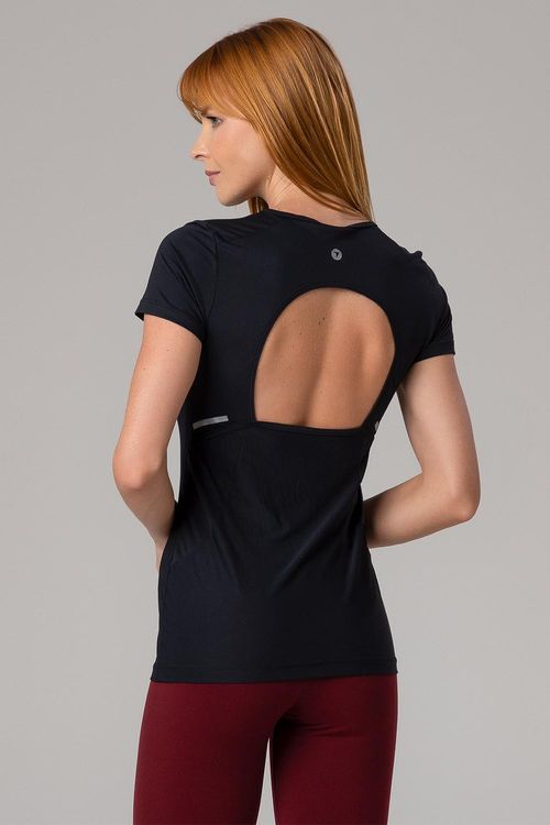 T-Shirt Eco Dry Essential  Active
 - Preto