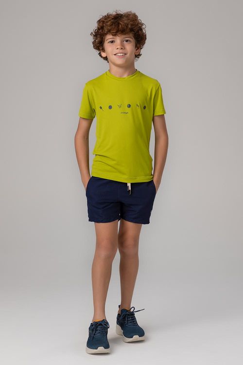 Shorts Action Waves Infantil - Marinho