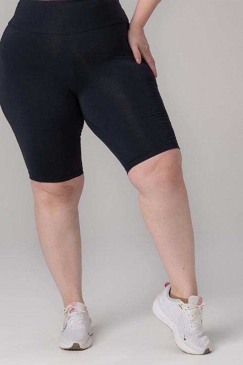 Bermuda Plus Essential Flex - Preto