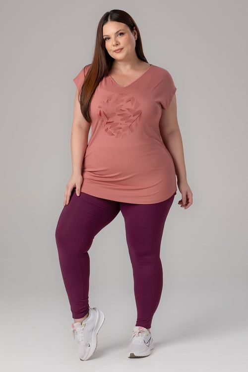 Calça Legging Plus Essential Flex - Malbec