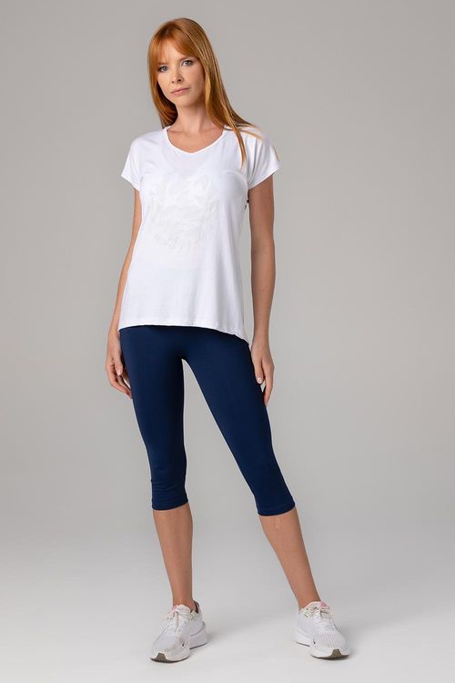 Calça Corsário Essential Flex - Marinho