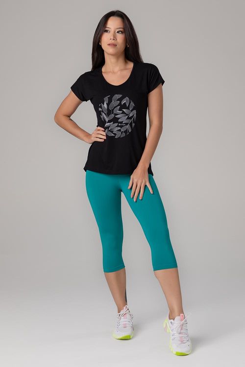 Calça Corsário Essential Flex - Malaquita