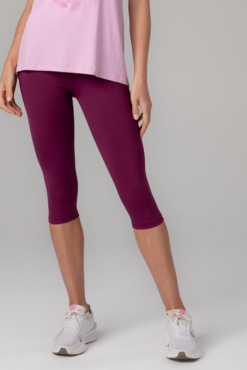 Calça Corsário Essential Flex - Malbec