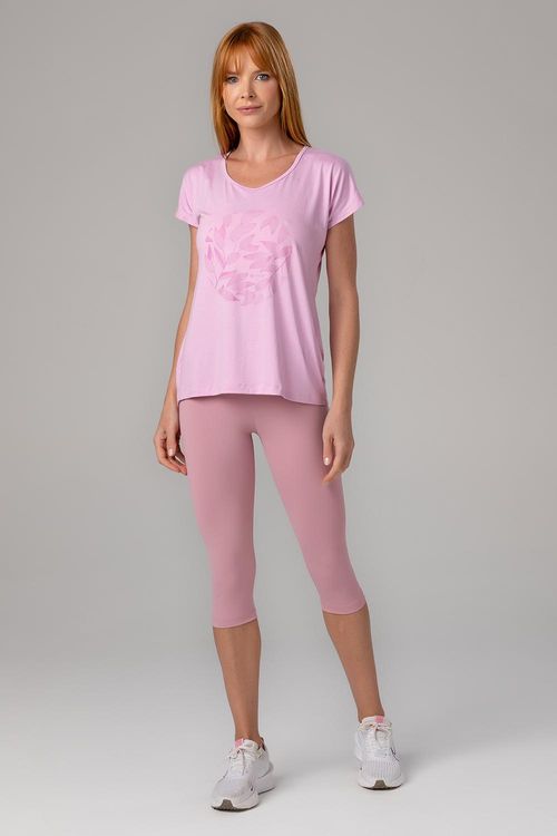 Calça Corsário Essential Flex - Orquídea