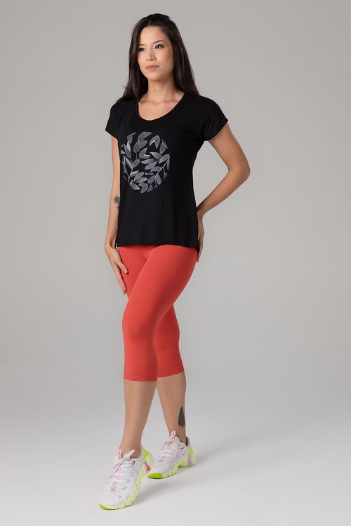 Calça Corsário Essential Flex - Arabesque