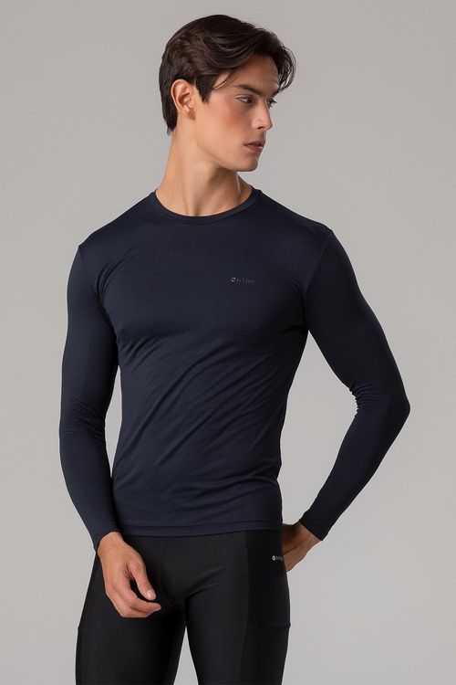 Blusa M/L com Refletivo ID Masculina - Preto