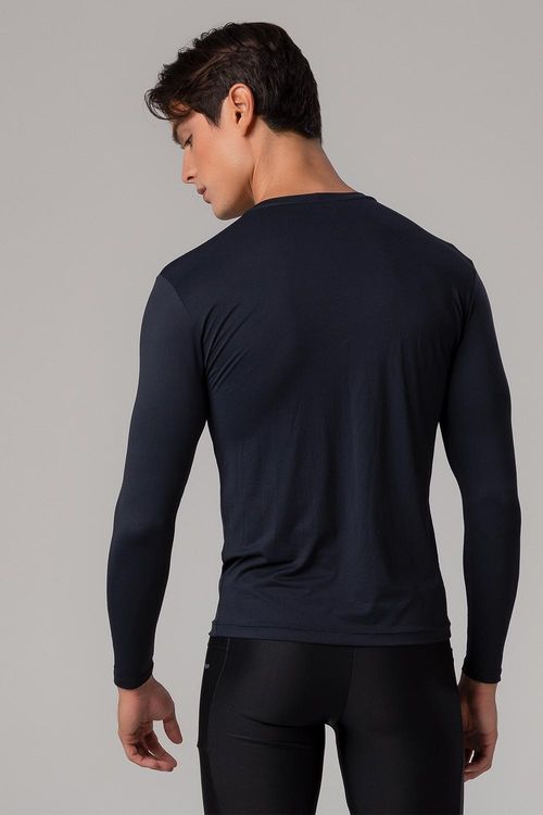 Blusa M/L com Refletivo ID Masculina - Preto