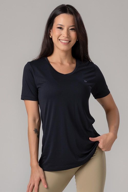 T-Shirt Eco Dry Wide Essentials - Preto