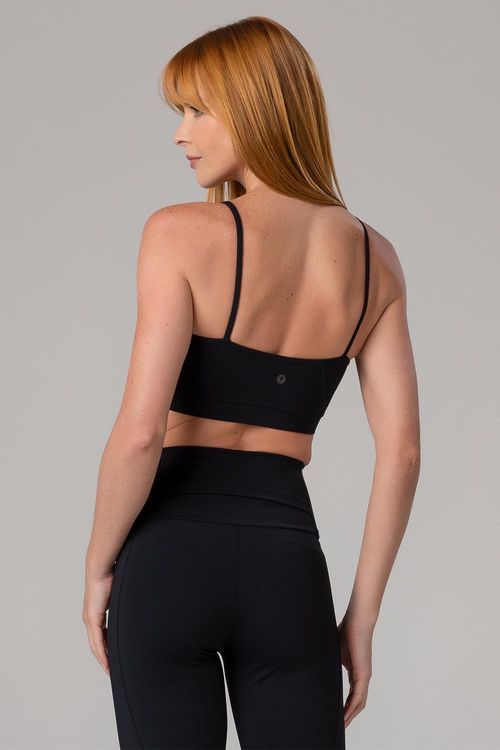Top Comfort Fit Impact com Bojo Removível - Preto