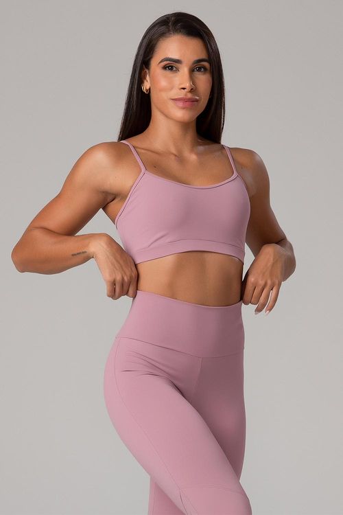Top Comfort Fit Impact com Bojo Removível - Orquidea
