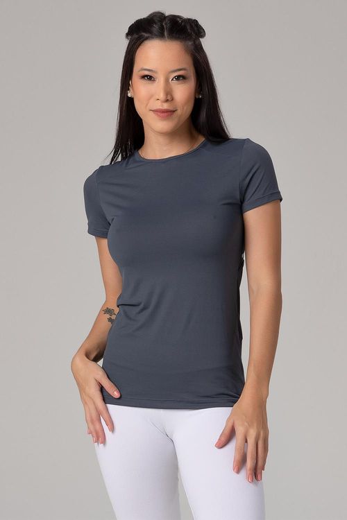 T-Shirt Eco Dry Essential  Active
 - Chumbo