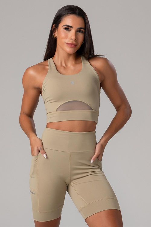 Top Emana Air Running com Bojo Removível - Cerrado