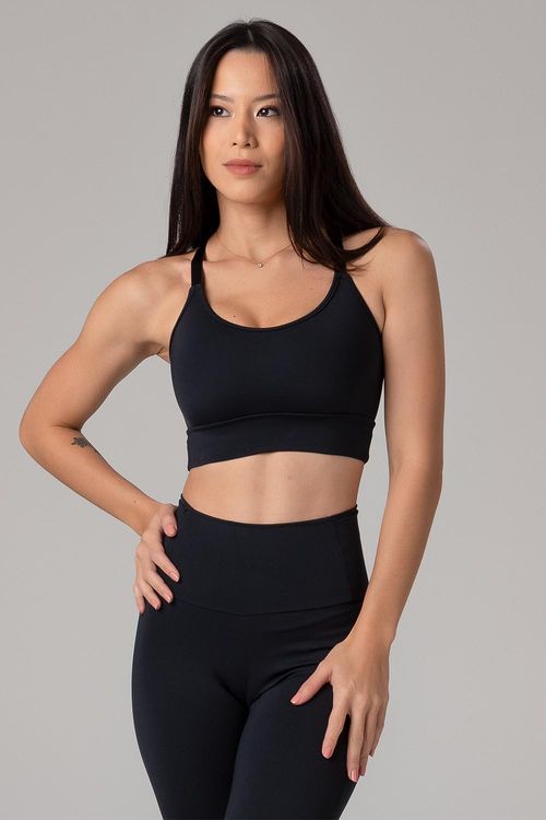 Top Cover Ajustável com Bojo Removível - Preto