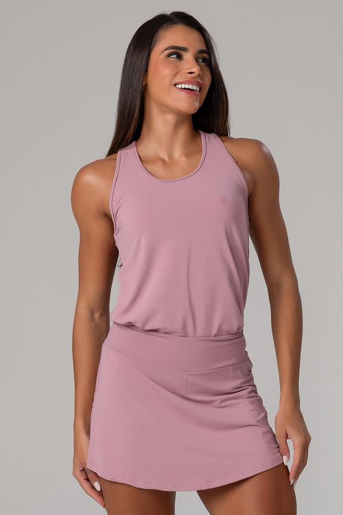 Blusa Regata Texture Air - Orquidea