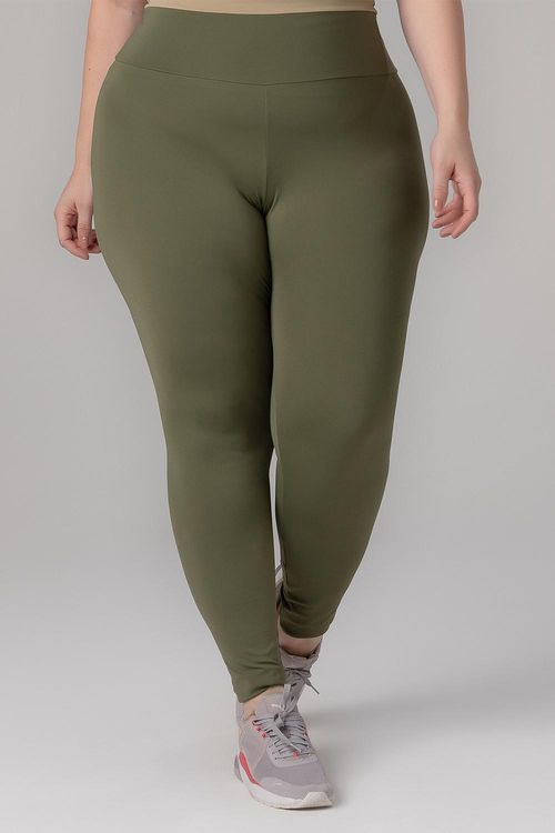 Calça Legging Plus Cover Dual - Oliva / Cerrado