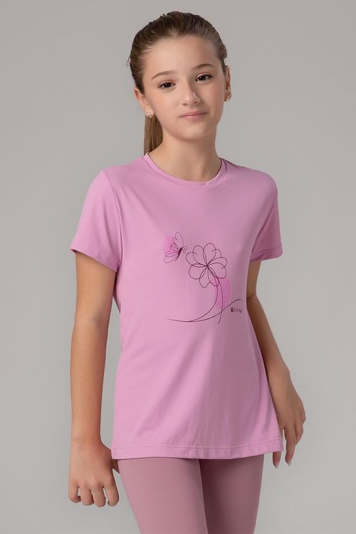 Camiseta Bio Bloom Infantil - Tulipa