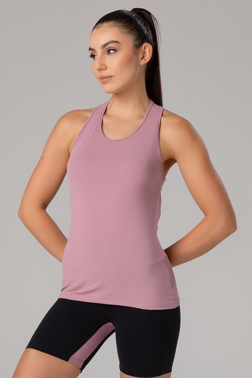 Blusa Texture Air Recorte - Orquidea