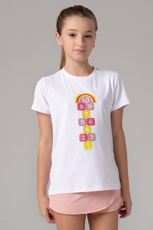 Camiseta Bio Hop Infantil - Branca