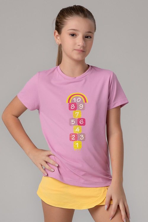 Camiseta Bio Hop Infantil - Tulipa