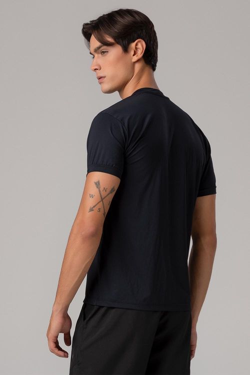 Camiseta Neutral Fade Masculina - Preta