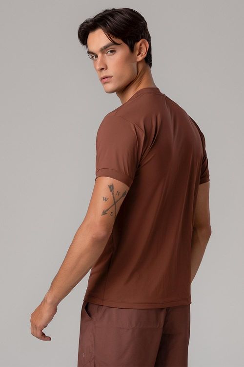 Camiseta Neutral Fade Masculina - Cacau