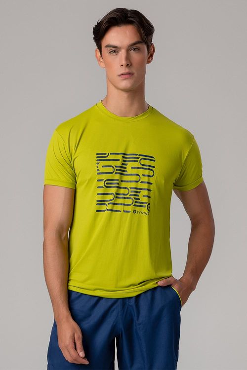 Camiseta Bio Labirinto Masculino - Pistache
